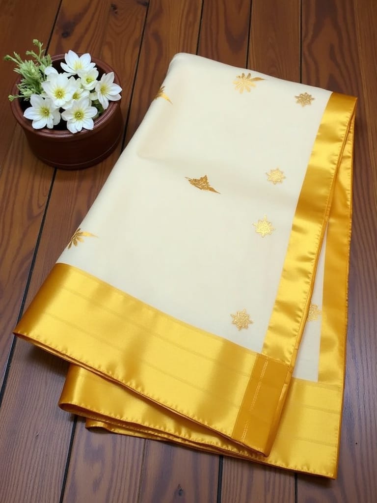 kerala style saree draping