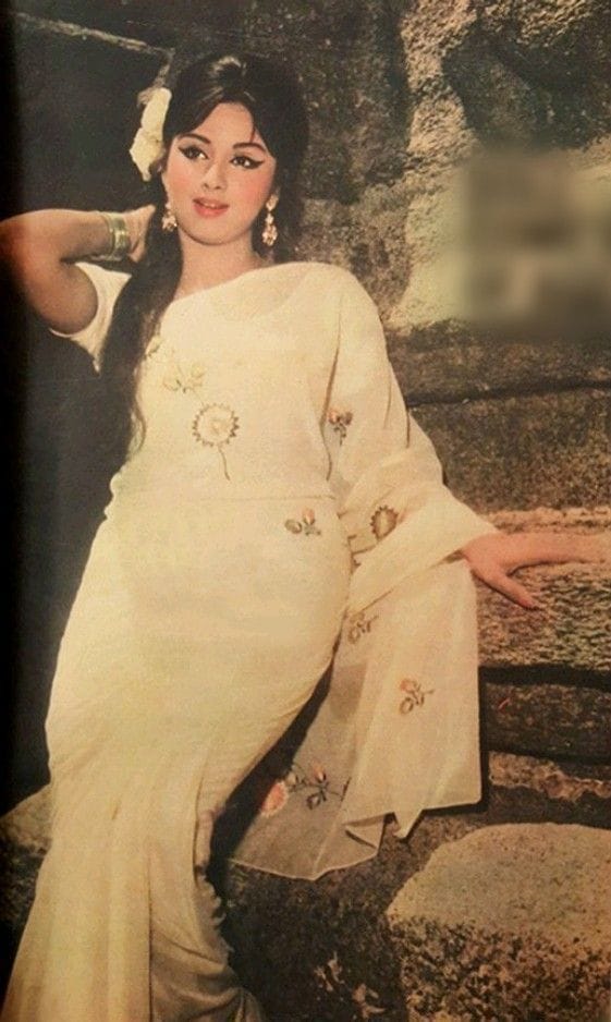 Retro Style Saree