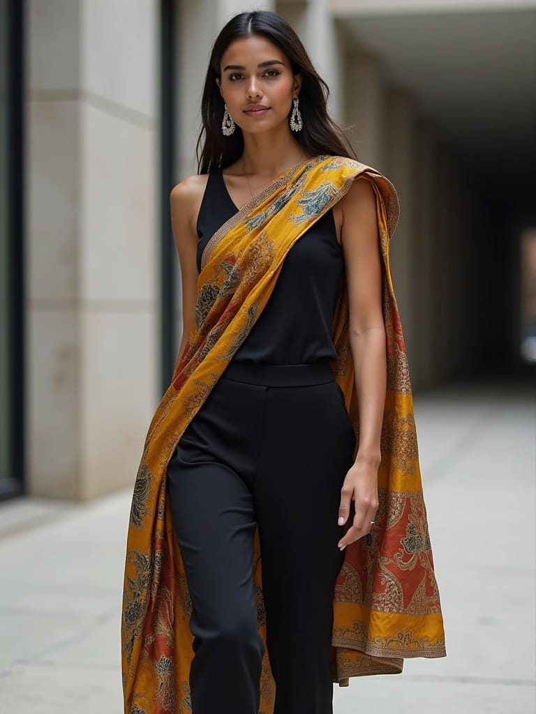 Saree Style Jumpsuit