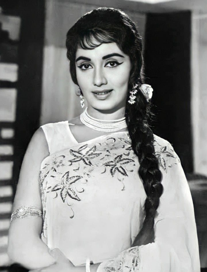 A portrait from the movie Waqt 1965 Retro Style Saree – Timeless Fashion with Vintage Flair