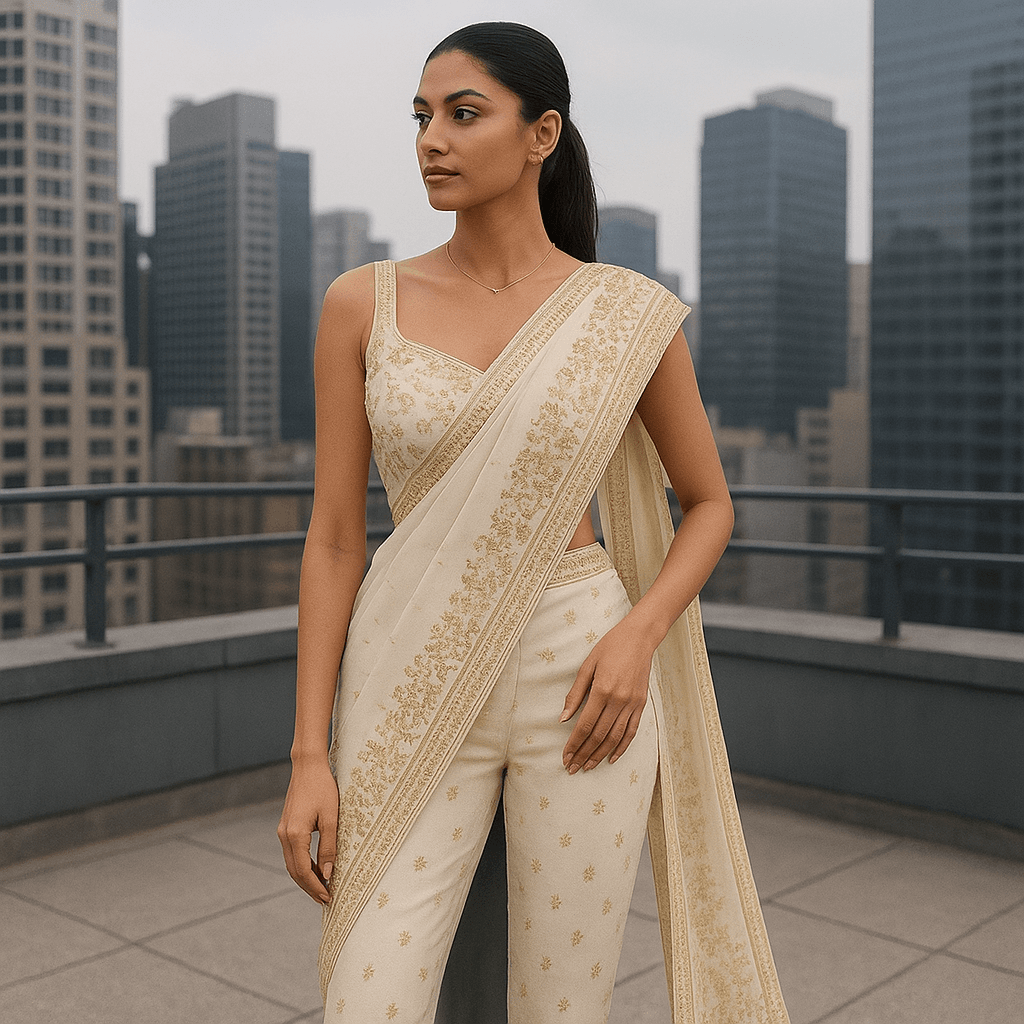 lehenga style saree styles