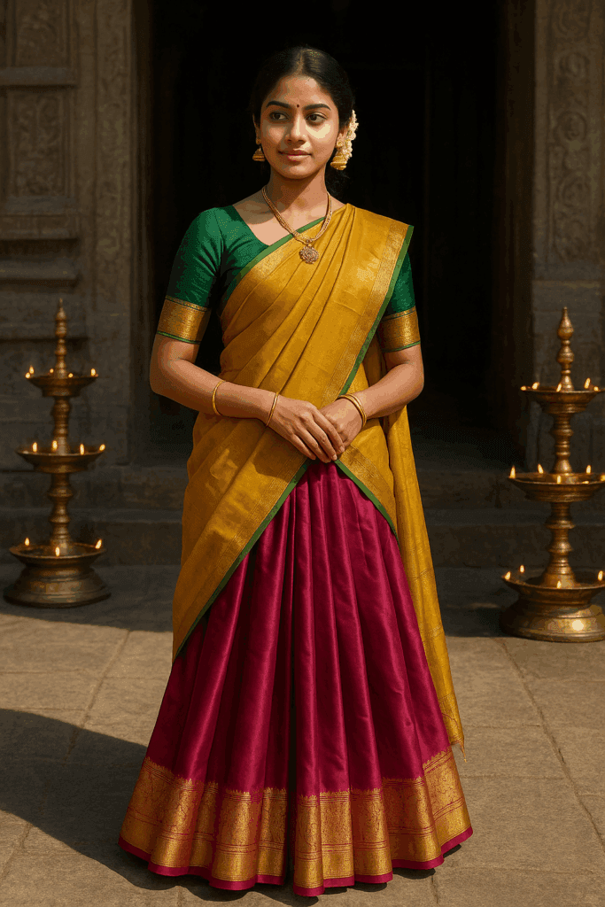 Half Saree Trends