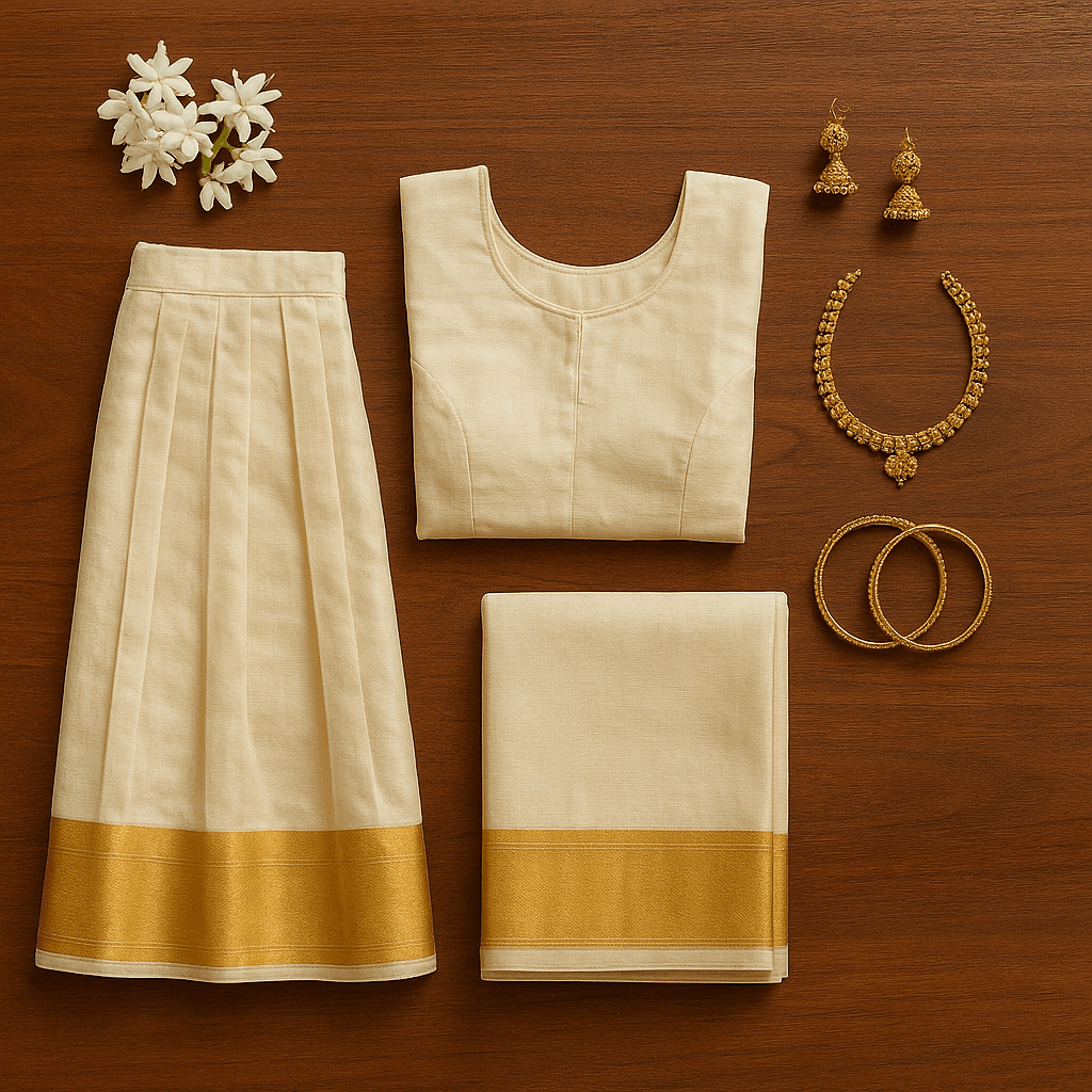 What is Kerala Style Half Saree?