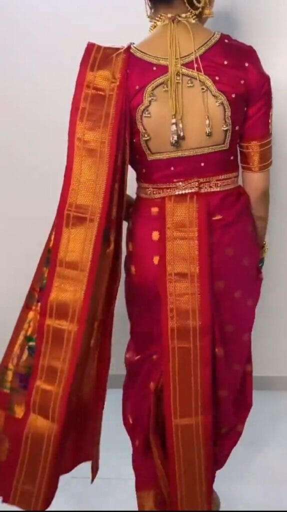 Maharashtrian Nauvari Saree
