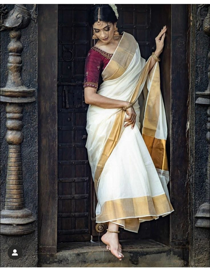 Step-by-Step Draping of the South Indian Style Saree