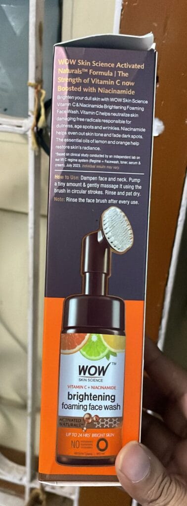Why WOW Vitamin C and Niacinamide Face Wash Works