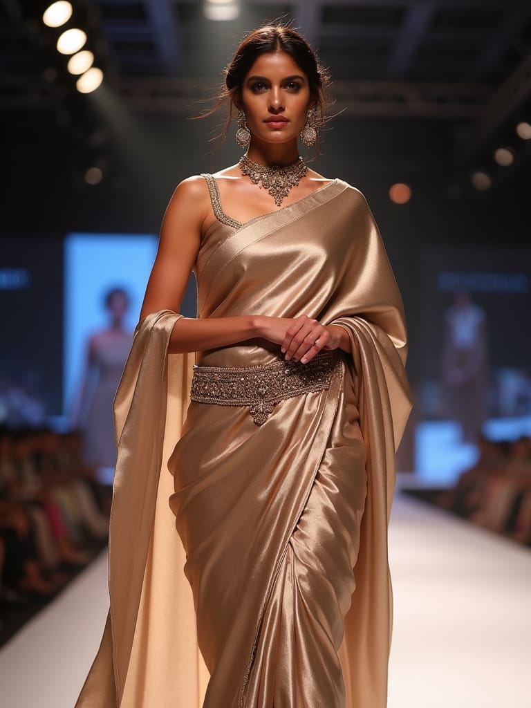 How to Drape a Dhoti Style Saree