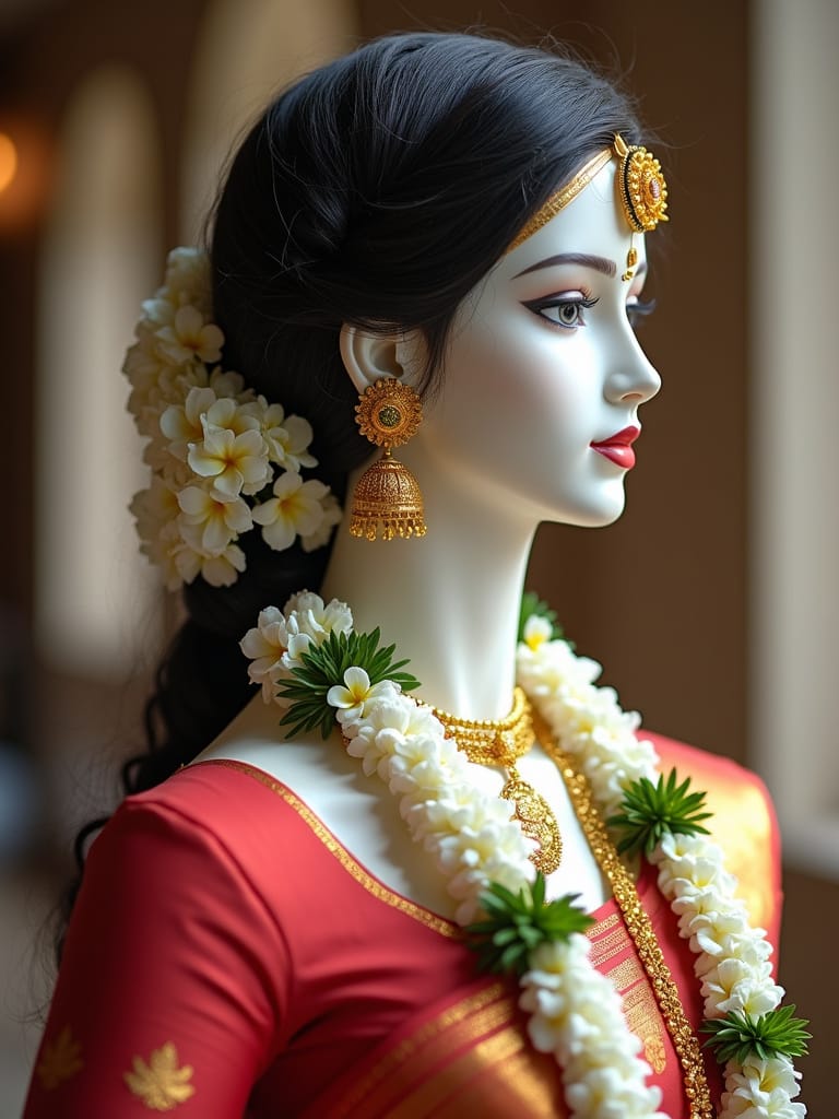 Styling the South Indian Style Saree