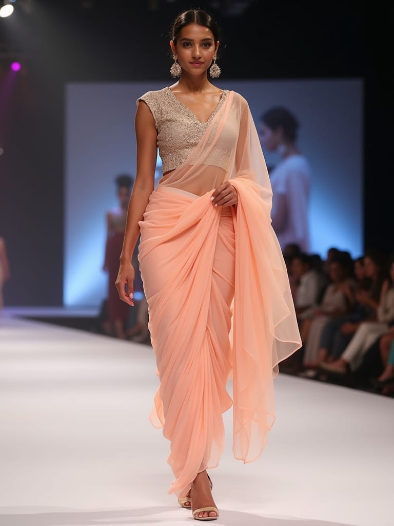 dccfb3ac 8730 4e08 b83d 8009d534ee2f Dhoti Style Saree – The Ultimate Comfort and Beauty