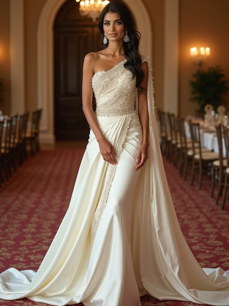 What is a Saree Style Gown?