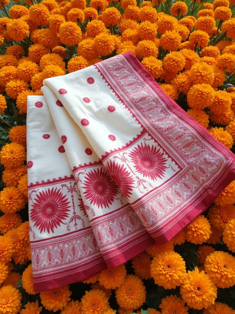 Jamdani cotton saree