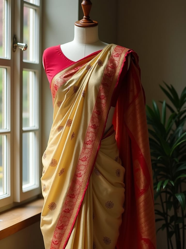 Nivi Style saree drape