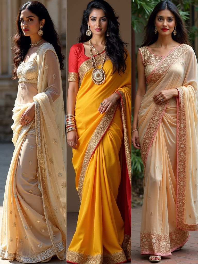 Characteristics of a Bollywood Style Saree