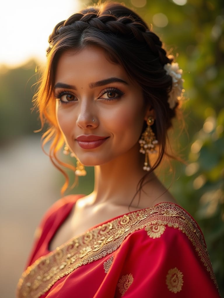 Braided Crown Around the Head