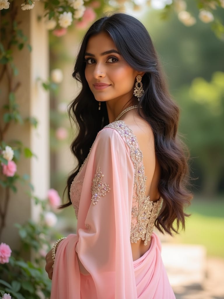 Sheer Net Back Design