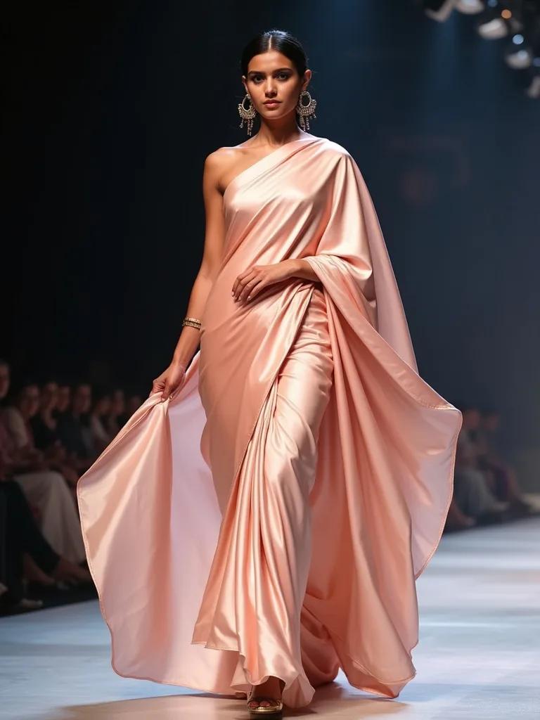 Cape Saree Style