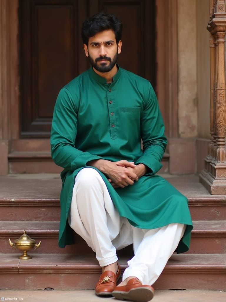 pathani kurta design for men
