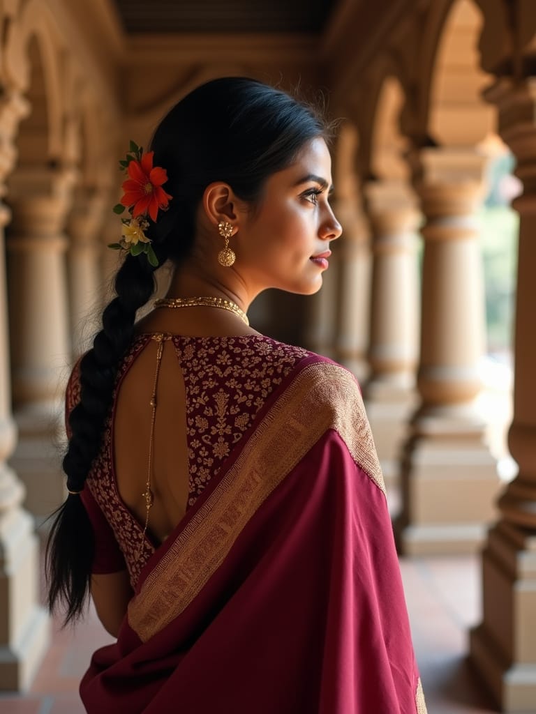 6041d8d0 bace 4776 a085 90dd872363aa 21 Striking Blouse Designs Back Side To Upgrade Saree Style