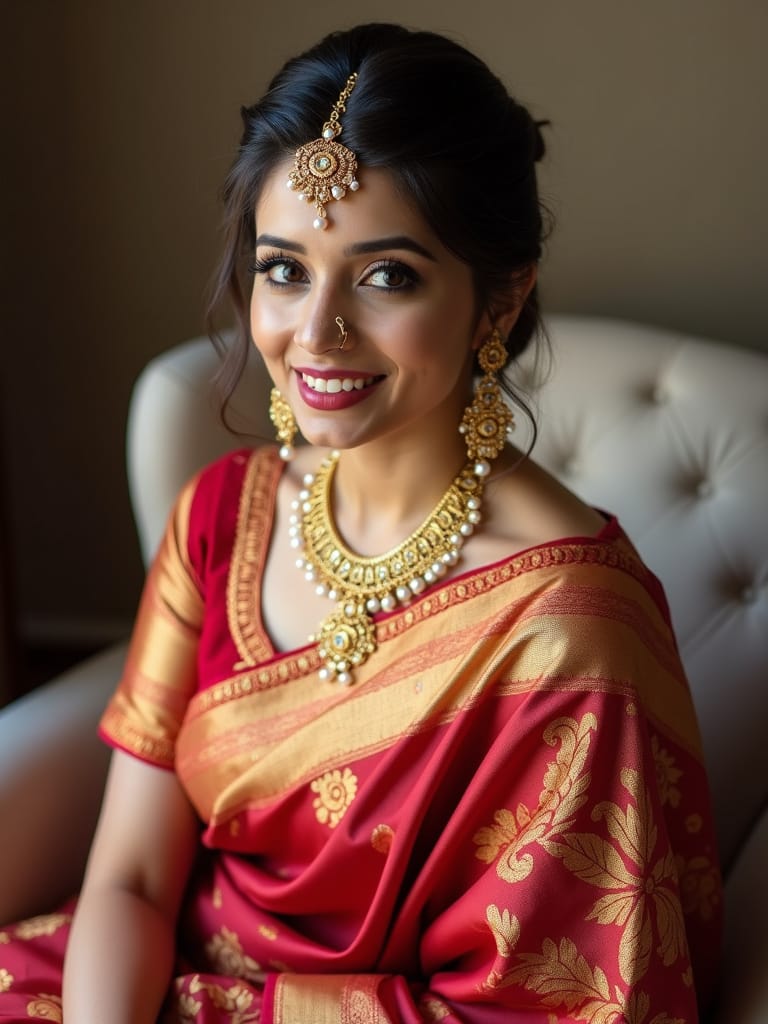 8e91c491 0442 4b72 a8fc 9c4ad8a93614 21 Stunning Bridal Hairstyles for Saree: A Complete Guide