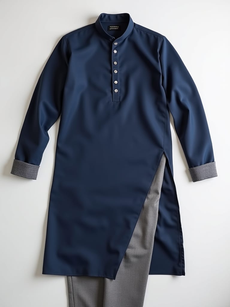 Asymmetrical Kurta for men