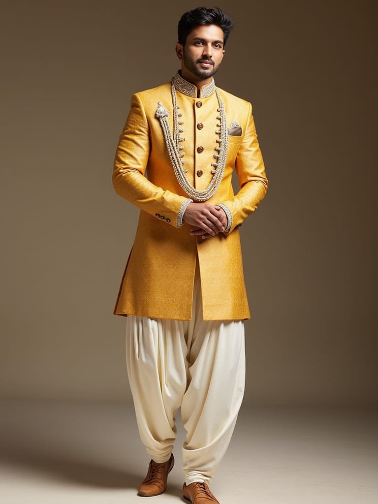 Dhoti Style Indo Western Suits