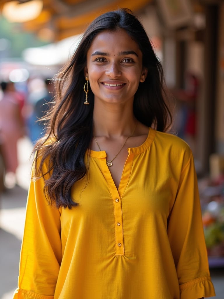  Open Hair Hairstyles with Kurti