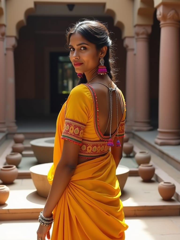 Tassel-Embellished Back