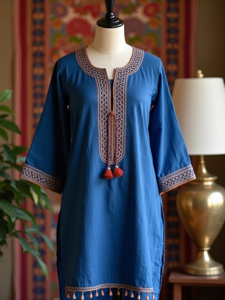 Kurti Neck Designs -  angarakha neck