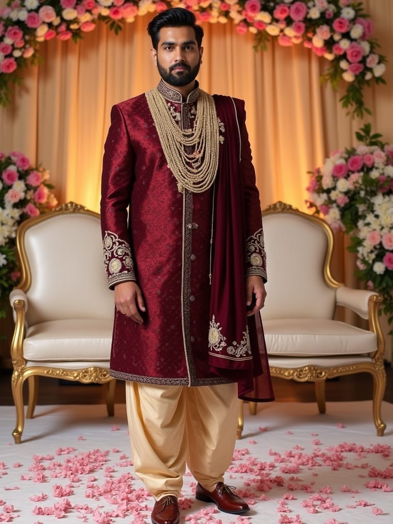 silk kurta design for men