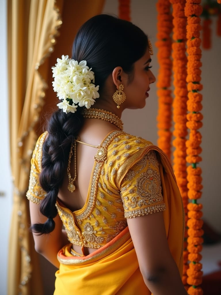 Heavily Embroidered Back