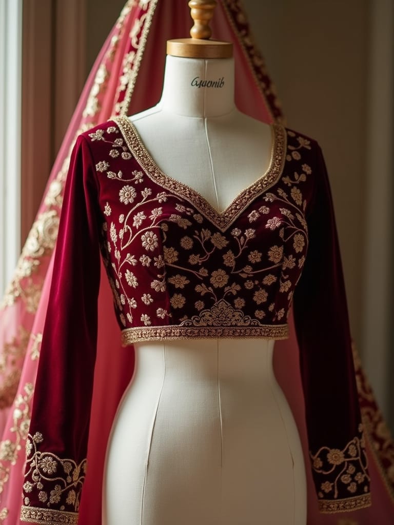 Popular Types of Modern Blouse Designs - full sleeve