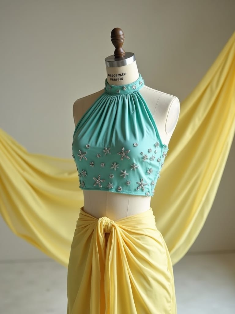 Halter-Neck Blouse