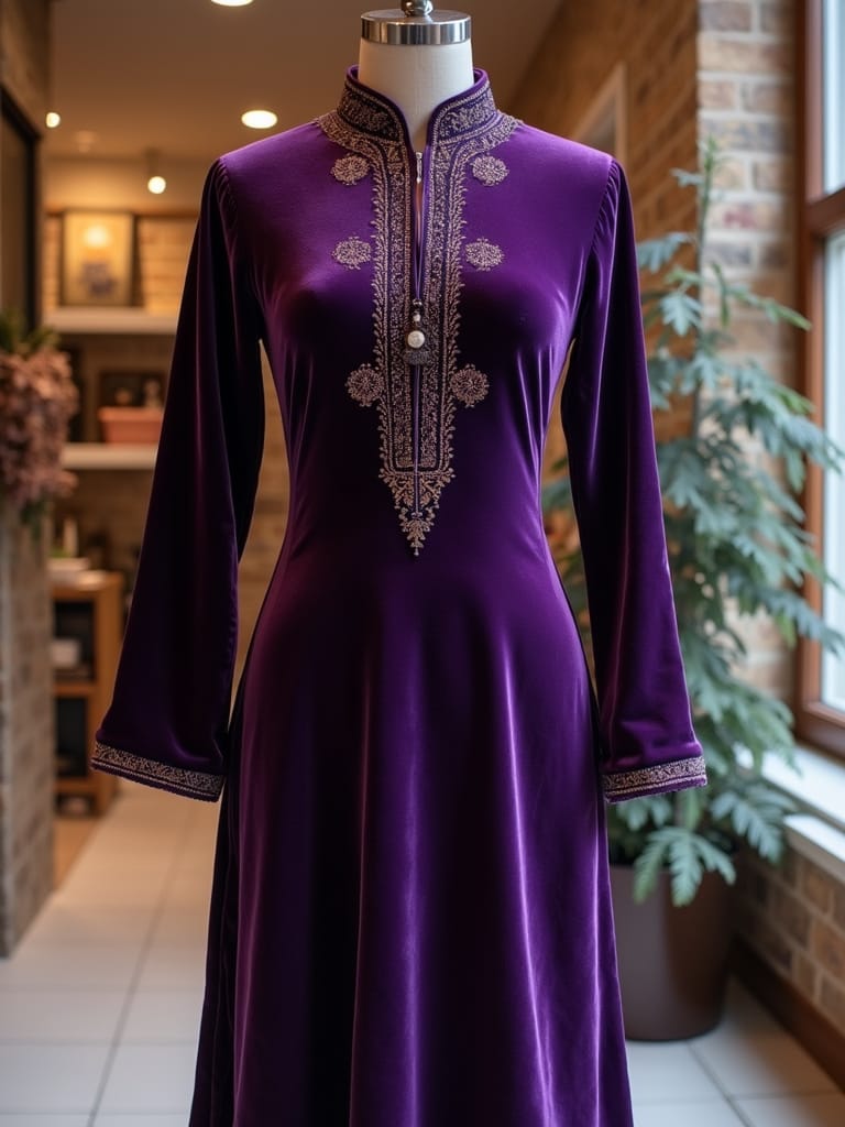 Kurti Neck Designs -  turtle neck