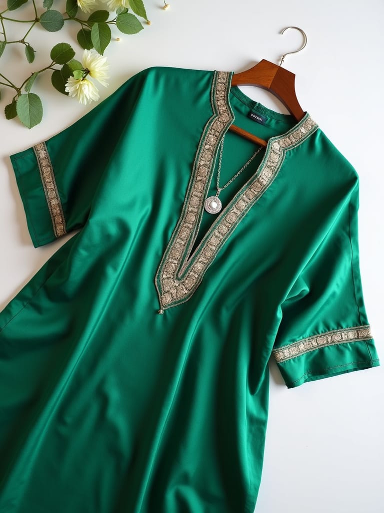 Kurti Neck Designs - v-neck kurti