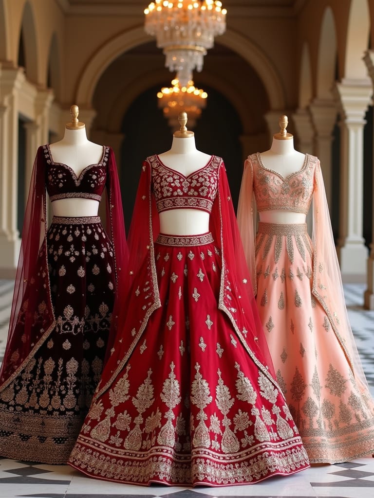 Popular Wedding Dresses for Girls - lehengas