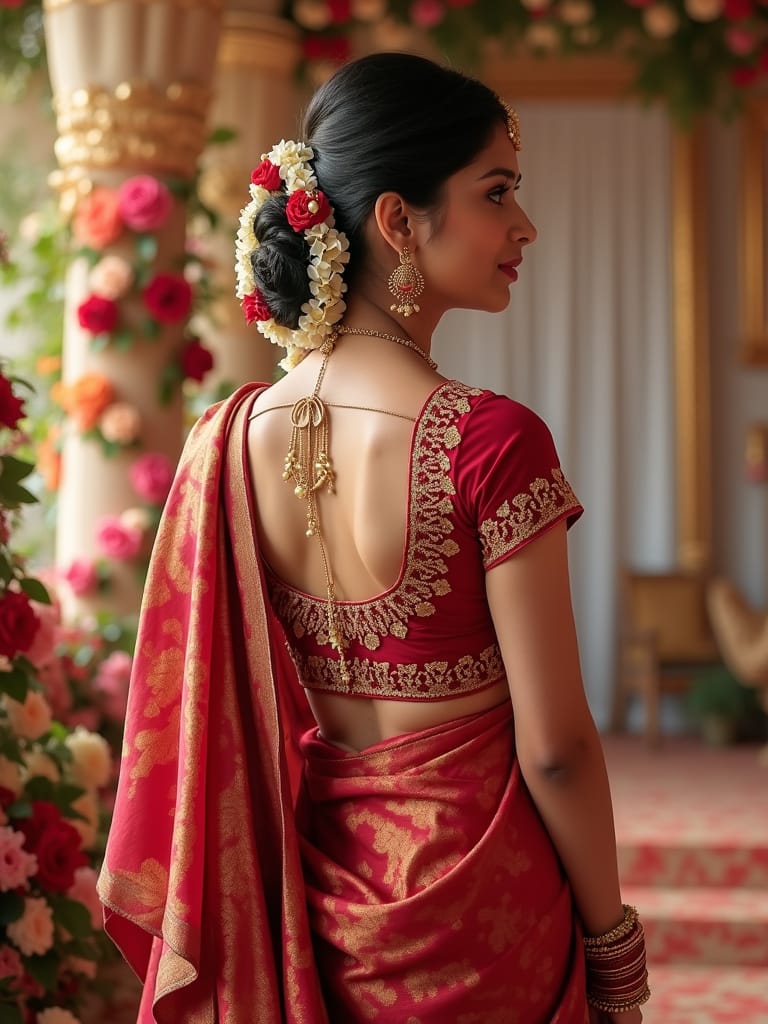 Backless Blouse with Strings