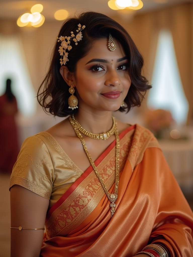 Short Hair with Hair Accessories