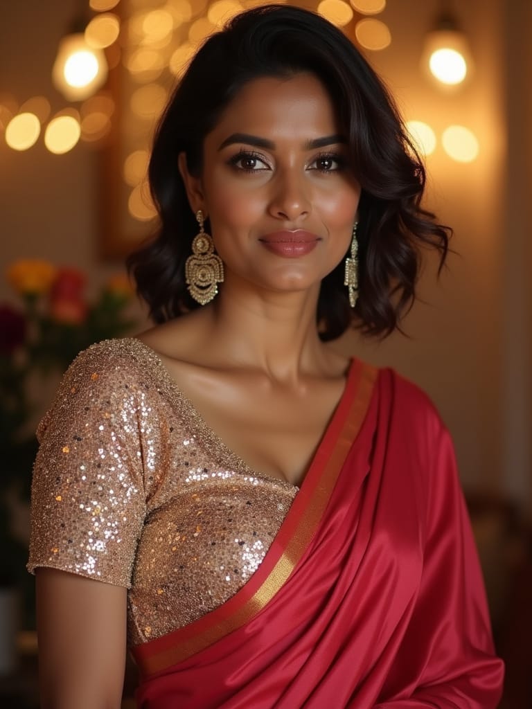 Fancy Sequin Blouse