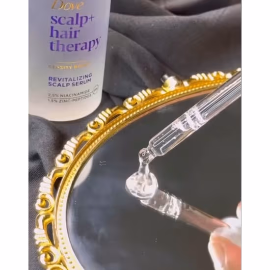 How to Use Dove Hair Therapy Scalp Serum