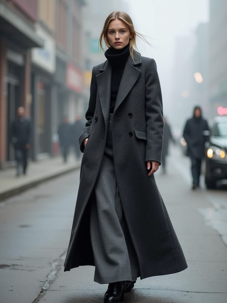 Winter Outfit Ideas with Long Skirts for Women