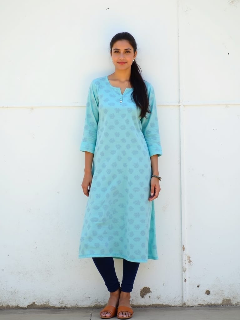 Straight-Cut Kurta Tunic