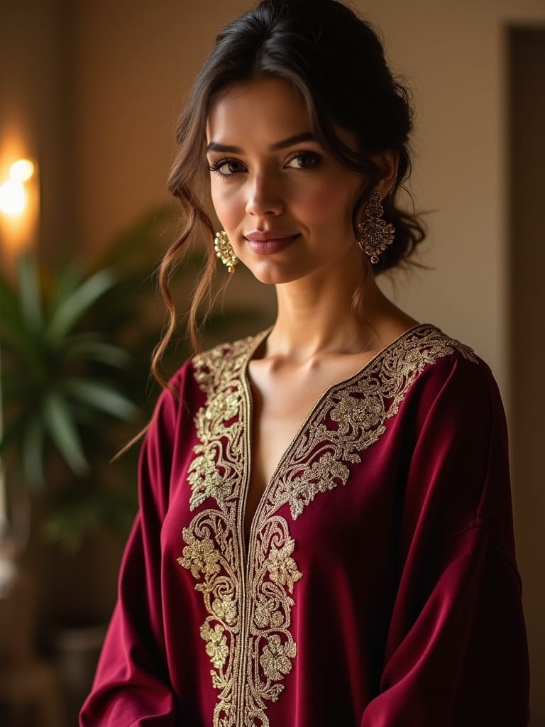 Embroidered Tunic Dress