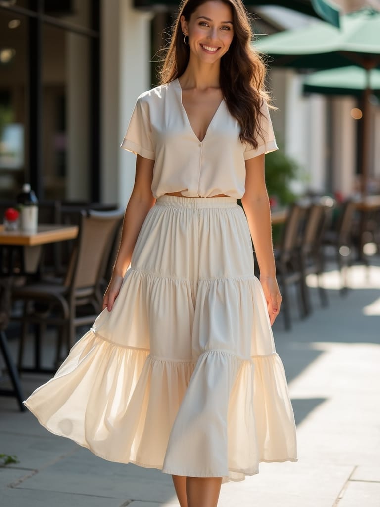 Tiered Skirt