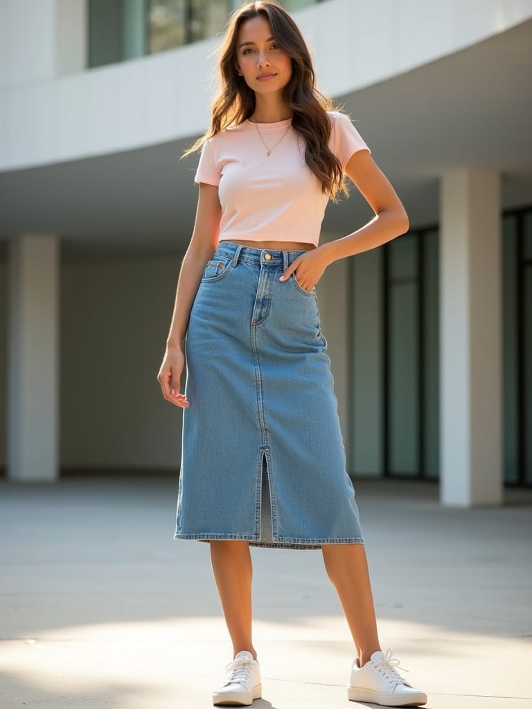 Denim Skirt