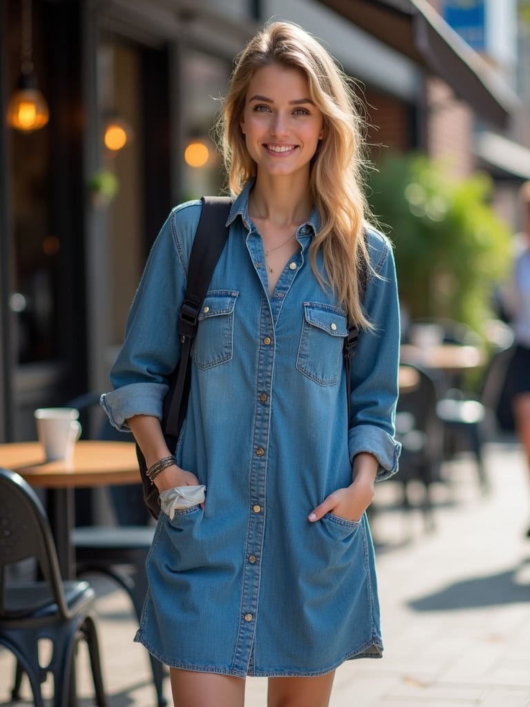 Denim tunics