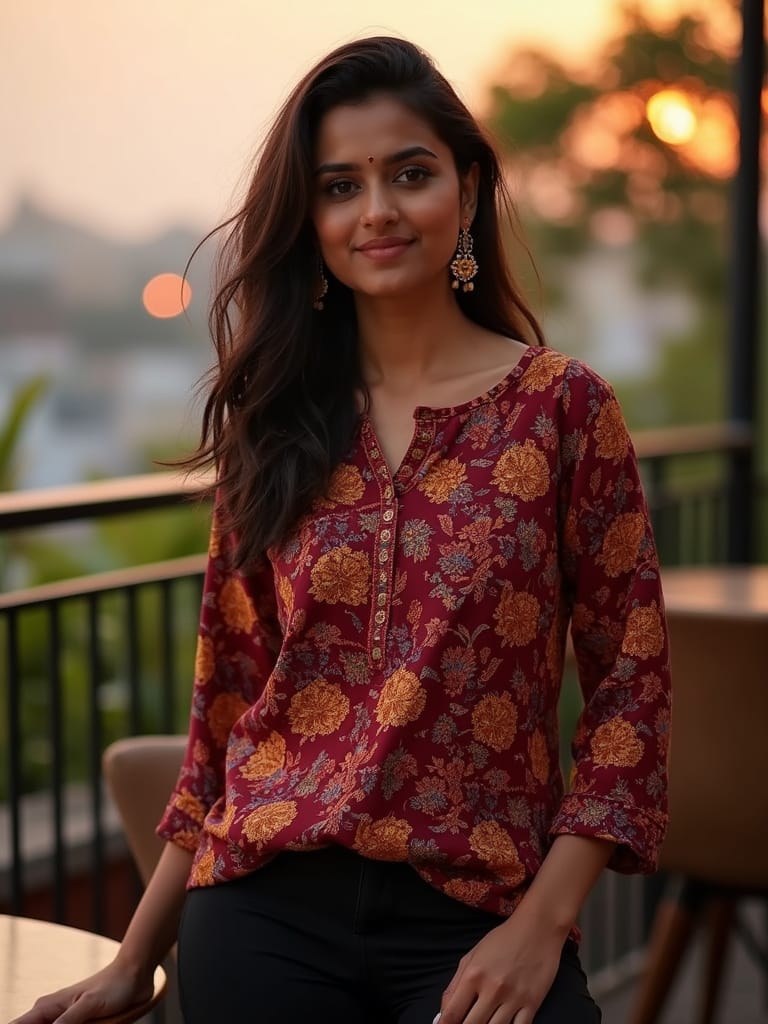 Different Styles of Cotton Tunic Tops for Ladies