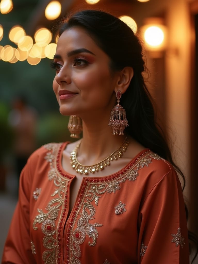 Embroidered tunics for women
