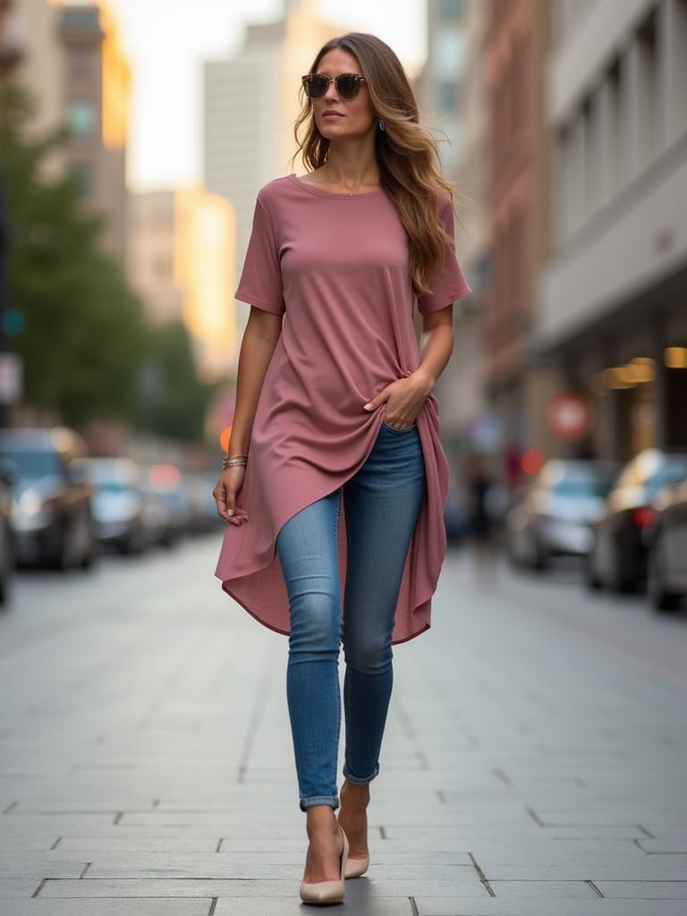 asymmetrical tunic 