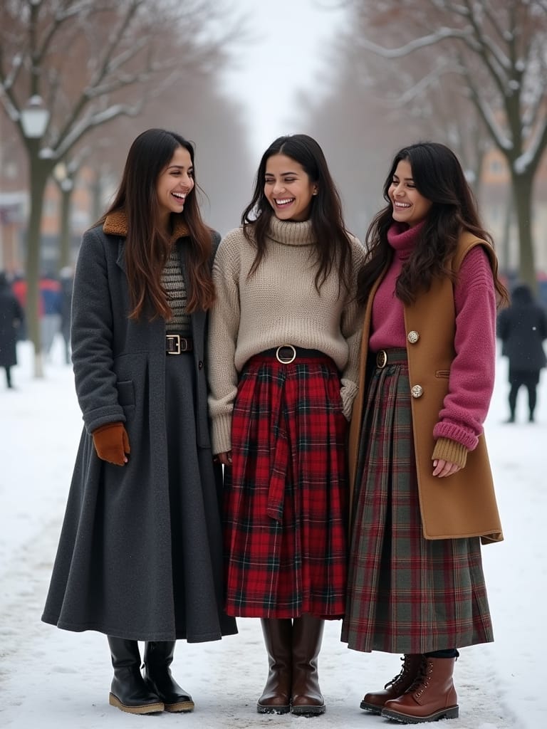 Winter skirts for women