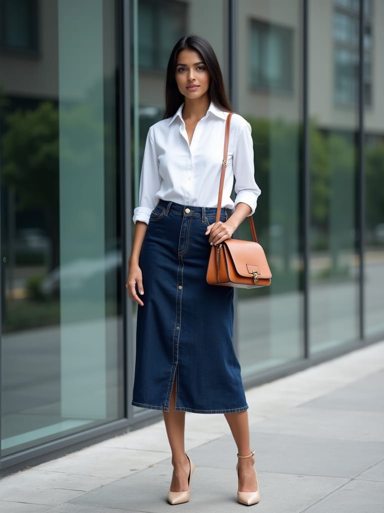 Pairing a Denim Skirt with the Right Shoes